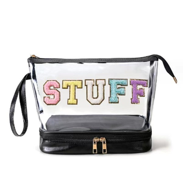 STUFF Make up Cosmetic Bag Travel Organizer Case