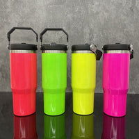 30oz Neon Tumblers - Happily Ever Atchison Shop Co.