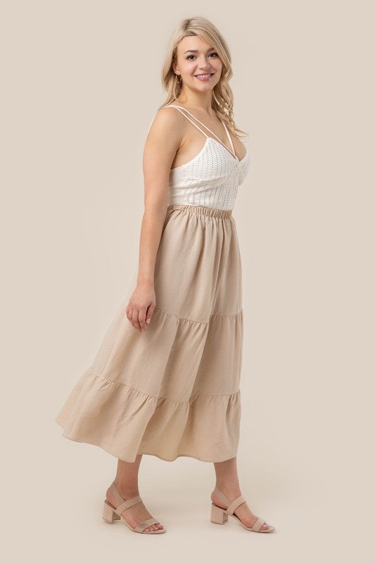Tiered Maxi Skirt - Happily Ever Atchison Shop Co.  
