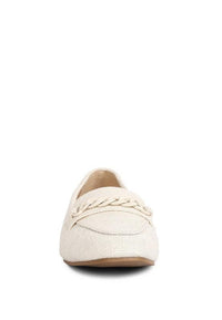 ABEERA Chain Embellished Loafers - Happily Ever Atchison Shop Co.