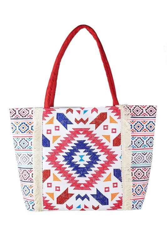 Abstract Pattern Tote Bag - Happily Ever Atchison Shop Co.