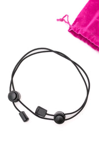 Adjustable Crop Band In Black - Happily Ever Atchison Shop Co.