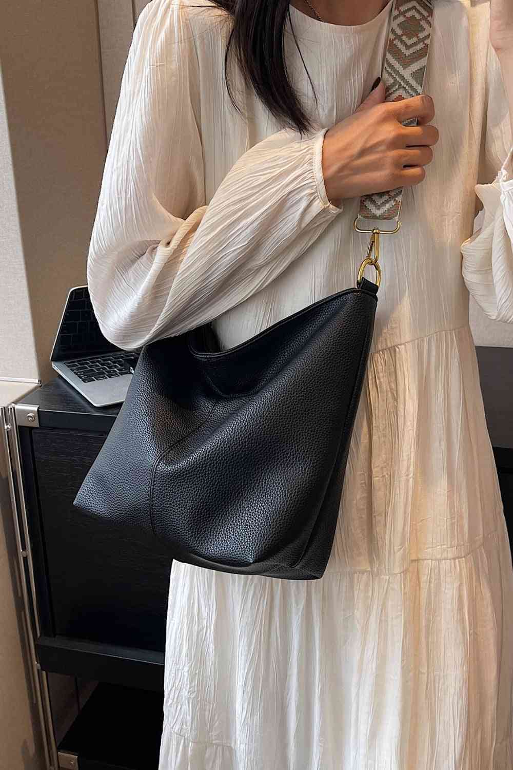 Adored PU Leather Shoulder Bag - Happily Ever Atchison Shop Co.