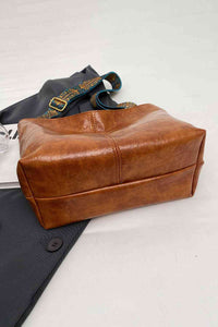 Adored PU Leather Shoulder Bag - Happily Ever Atchison Shop Co.