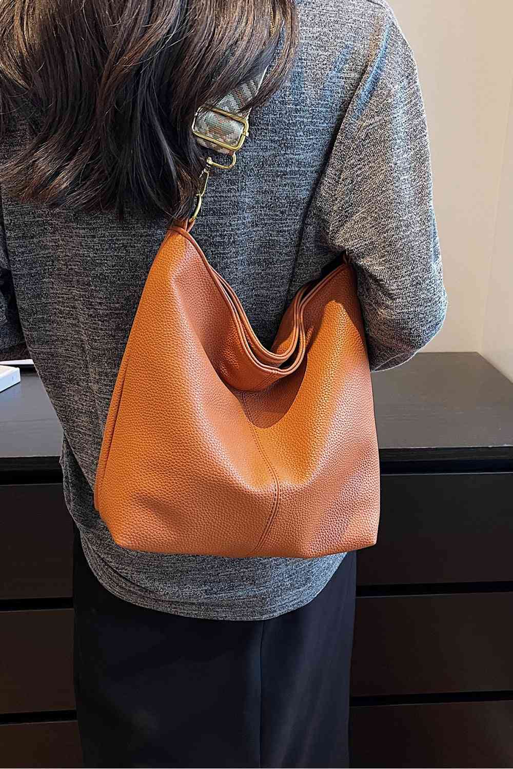 Adored PU Leather Shoulder Bag - Happily Ever Atchison Shop Co.