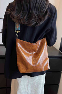 Adored PU Leather Shoulder Bag - Happily Ever Atchison Shop Co.