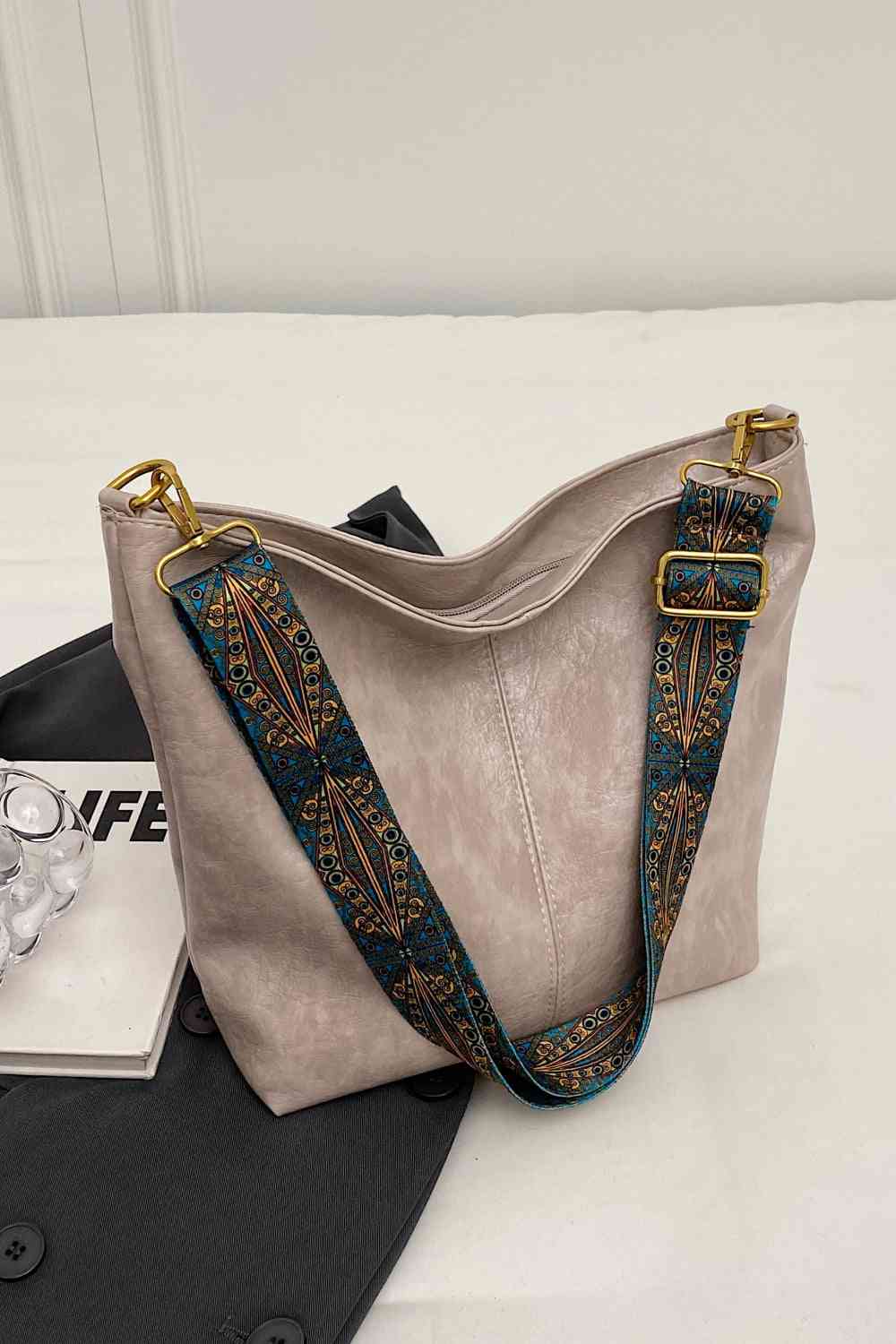 Adored PU Leather Shoulder Bag - Happily Ever Atchison Shop Co.