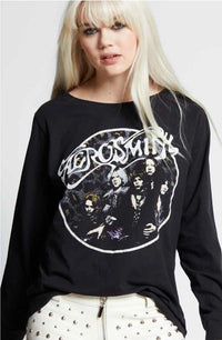 Aerosmith Back In The Saddle Long Sleeve Tee - Happily Ever Atchison Shop Co.