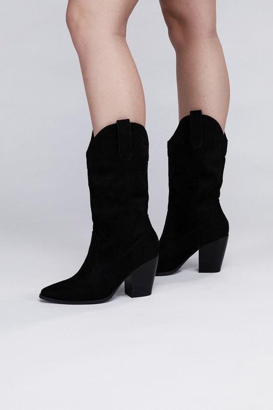 Akito Knee High Heel Boots - Happily Ever Atchison Shop Co.