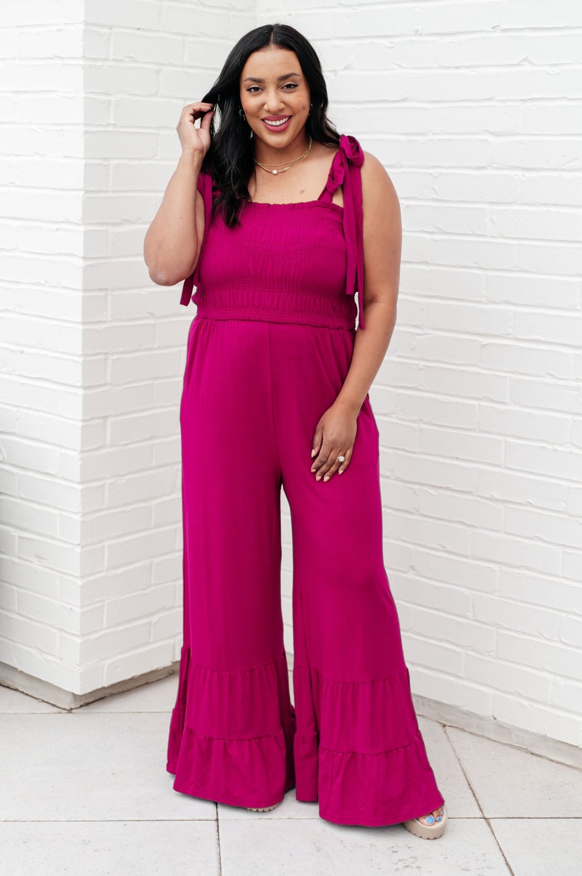 Almost Available Flared Jumpsuit - Happily Ever Atchison Shop Co.