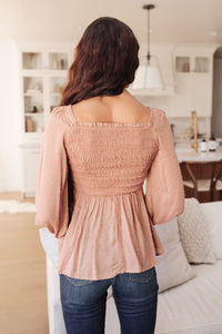 Always Lovely Top In Mauve - Happily Ever Atchison Shop Co.