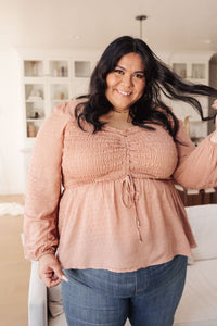 Always Lovely Top In Mauve - Happily Ever Atchison Shop Co.