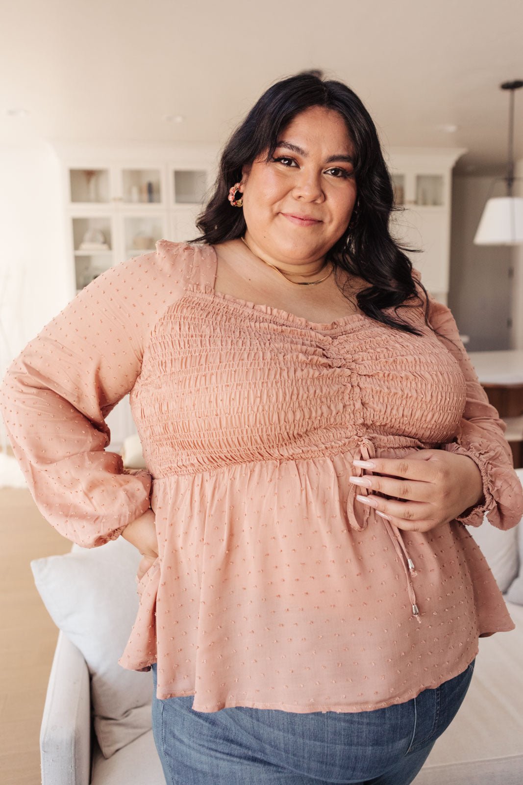 Always Lovely Top In Mauve - Happily Ever Atchison Shop Co.