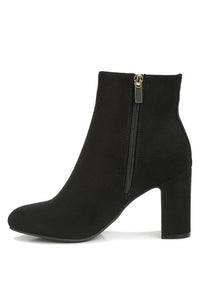Alysia Block Heel Ankle Boots - Happily Ever Atchison Shop Co.