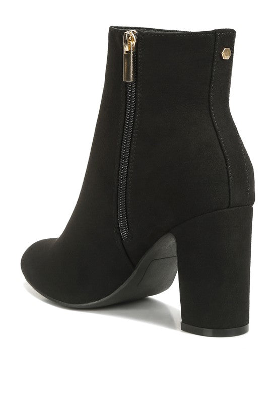 Alysia Block Heel Ankle Boots - Happily Ever Atchison Shop Co.