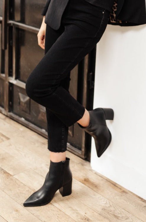 Amari Ankle Boots In Black - Happily Ever Atchison Shop Co.