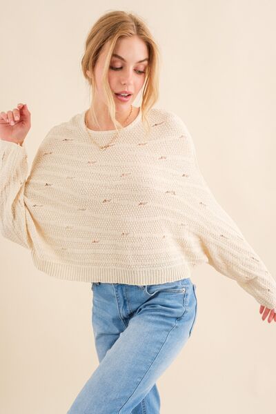 And The Why Dolman Sleeves Sweater - Happily Ever Atchison Shop Co.