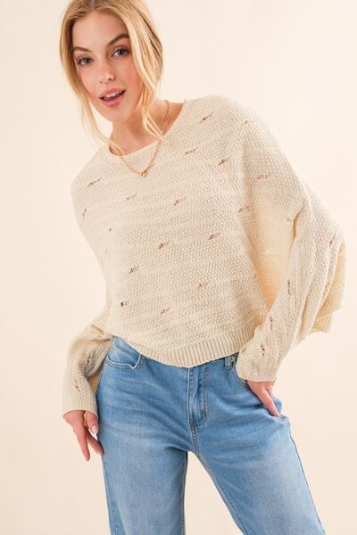 And The Why Dolman Sleeves Sweater - Happily Ever Atchison Shop Co.