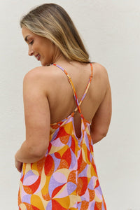 And The Why Full Size Printed Sleeveless Maxi Dress - Happily Ever Atchison Shop Co.