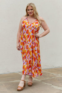 And The Why Full Size Printed Sleeveless Maxi Dress - Happily Ever Atchison Shop Co.