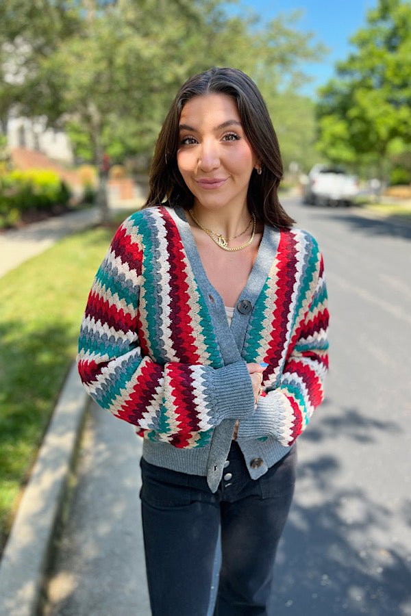 Autumn Adventures Striped Sweater - Happily Ever Atchison Shop Co.