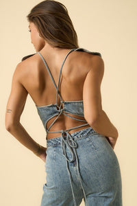 Backless Puffle Jumpsuit - Happily Ever Atchison Shop Co.