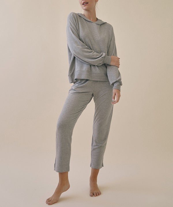 BAMBOO FRENCH TERRY HOODIE SET - Happily Ever Atchison Shop Co.