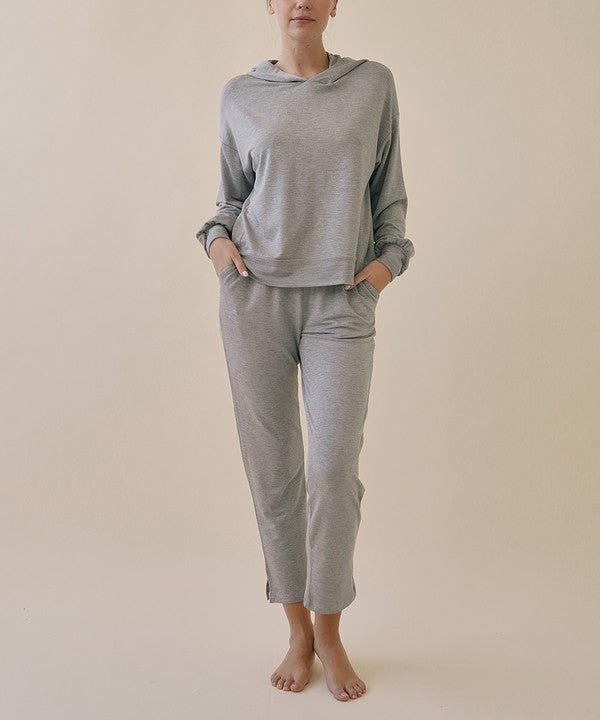 BAMBOO FRENCH TERRY HOODIE SET - Happily Ever Atchison Shop Co.