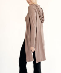 BAMBOO SLIM CARDGIAN WITH A HOODIE - Happily Ever Atchison Shop Co.