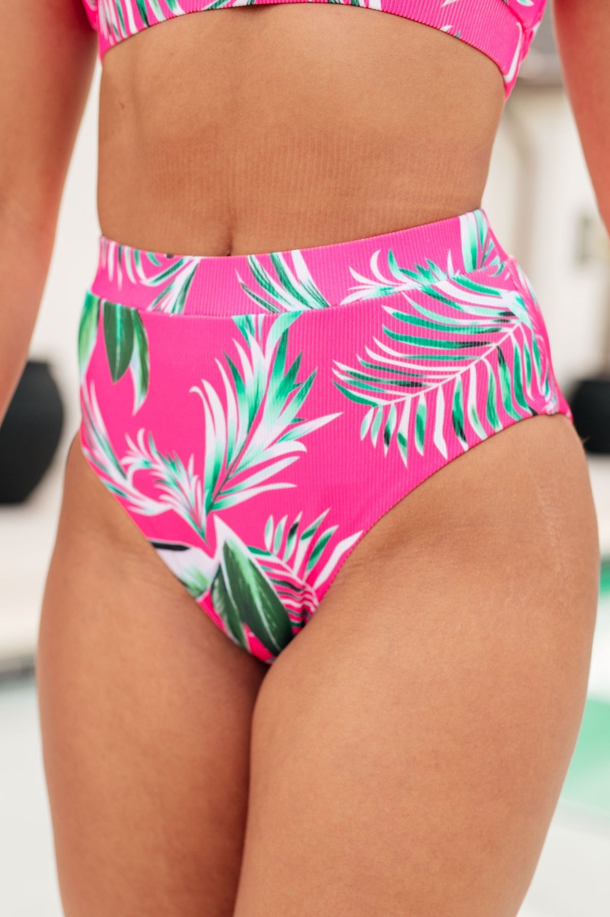 Barbados Tropical Print Swim Bottoms - Happily Ever Atchison Shop Co.