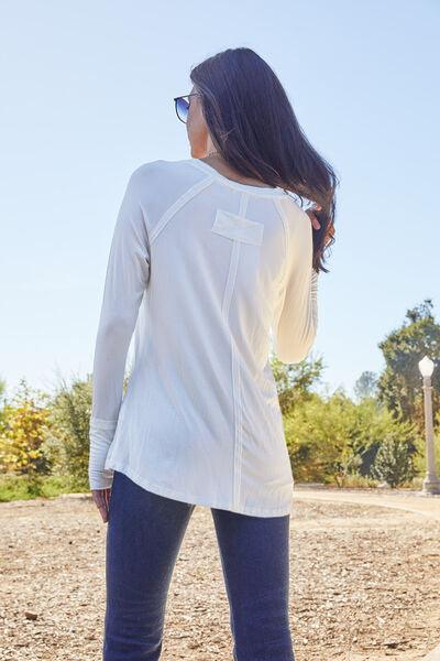 Basic Bae Full Size Round Neck Long Sleeve T-Shirt - Happily Ever Atchison Shop Co.