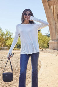 Basic Bae Full Size Round Neck Long Sleeve T-Shirt - Happily Ever Atchison Shop Co.