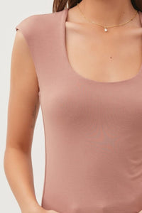 Be Cool Square Neck Cap Sleeve Tank - Happily Ever Atchison Shop Co.