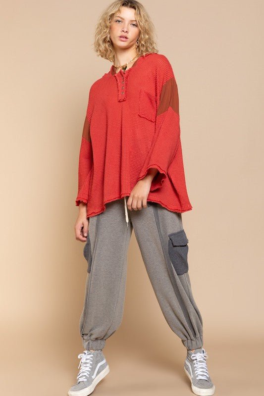 Bell Sleeve Oversized Fit Sweater Top - Happily Ever Atchison Shop Co.