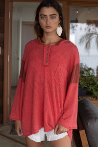 Bell Sleeve Oversized Fit Sweater Top - Happily Ever Atchison Shop Co.