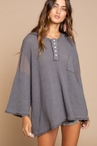 Bell Sleeve Oversized Fit Sweater Top - Happily Ever Atchison Shop Co.