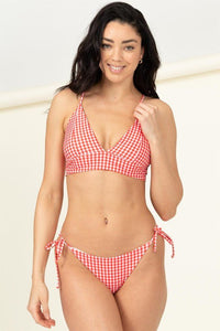 Big Talk Two-Piece Gingham Bikini Set - Happily Ever Atchison Shop Co.