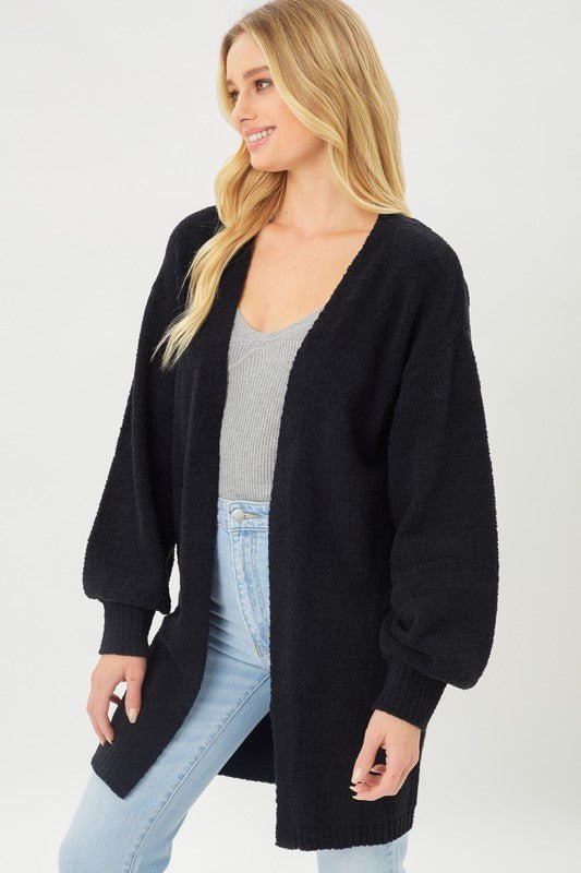 Bishop Sleeve Cardigan - Happily Ever Atchison Shop Co.