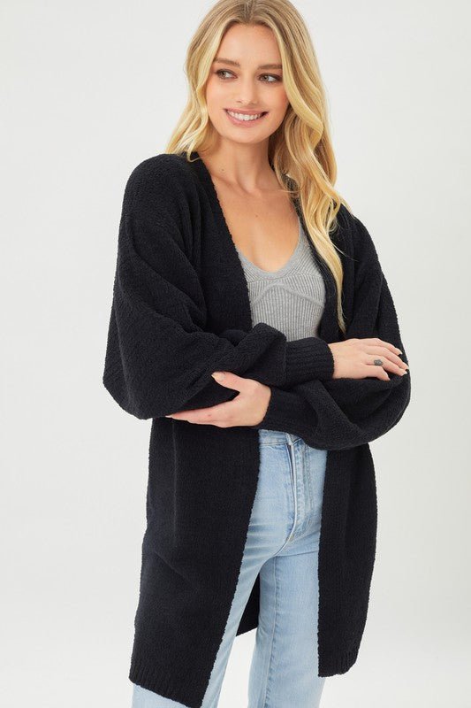 Bishop Sleeve Cardigan - Happily Ever Atchison Shop Co.