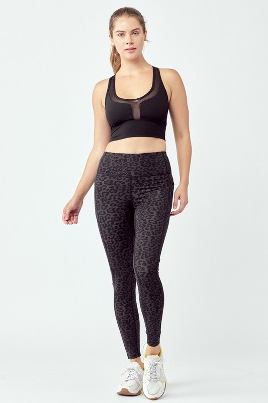 Black Leopard Leggings - Happily Ever Atchison Shop Co.