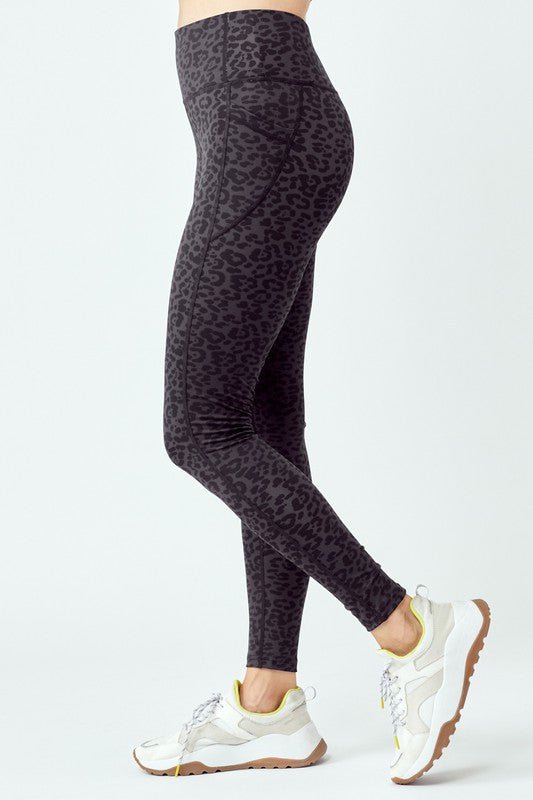 Black Leopard Leggings - Happily Ever Atchison Shop Co.