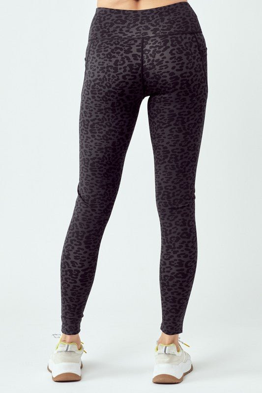 Black Leopard Leggings - Happily Ever Atchison Shop Co.