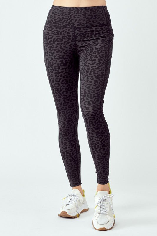 Black Leopard Leggings - Happily Ever Atchison Shop Co.