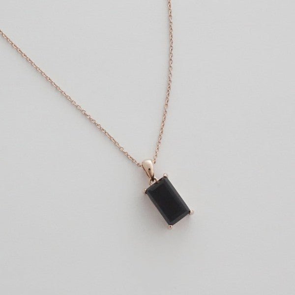 Bonbon Black Crystal Necklace - Happily Ever Atchison Shop Co.
