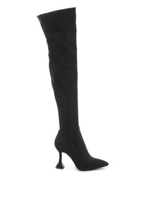 BRANDY OVER THE KNEE HIGH HEELED BOOTS - Happily Ever Atchison Shop Co.
