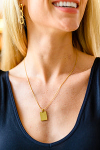 Breathe Pendent Necklace - Happily Ever Atchison Shop Co.
