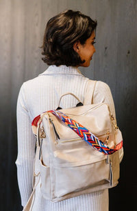 BRIELLE CONVERTITABLE BACKPACK SHOULDER STRAP BAG - Happily Ever Atchison Shop Co.