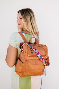 BRIELLE CONVERTITABLE BACKPACK SHOULDER STRAP BAG - Happily Ever Atchison Shop Co.