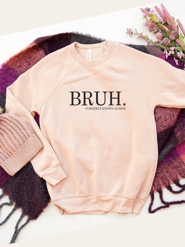 Bruh mom Bella Canvas Premium Sweatshirt - Happily Ever Atchison Shop Co.