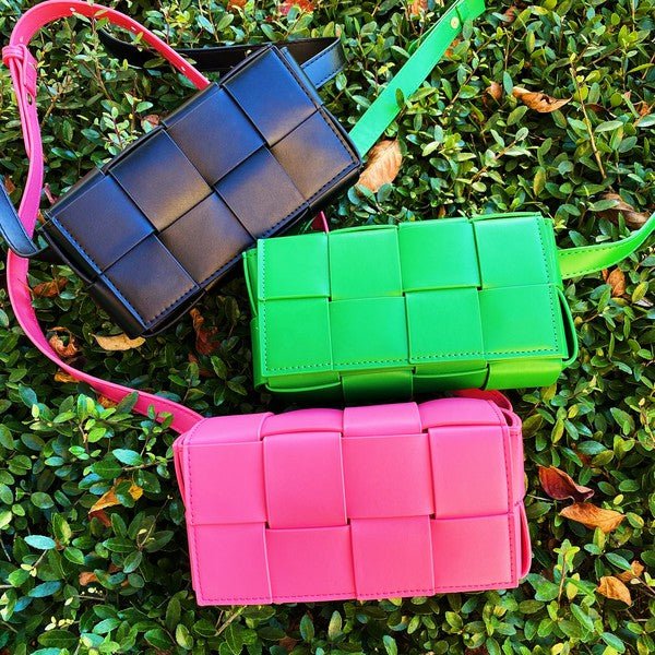 Candy Cube Woven Sling Bag - Happily Ever Atchison Shop Co.